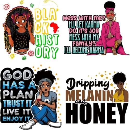 Patches For Clothes Mom DIY For Cool Girl Thermo Stickers T-Shirt Washable Heat Transfer Mom Baby Parches Iron On Transfer