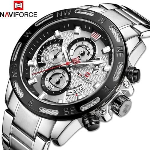 NAVIFORCE Men’s Watches Top Brand Luxury Bussiness Watch Fashion Quartz Men Wristwatch Military Clock Male Relogio Masculino
