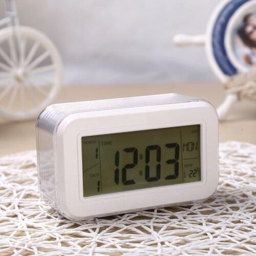 Originality Electronics Clock Lcd Colour Bell Control Alarm Clock Bring Temperature Electronics Gift Alarm Clock