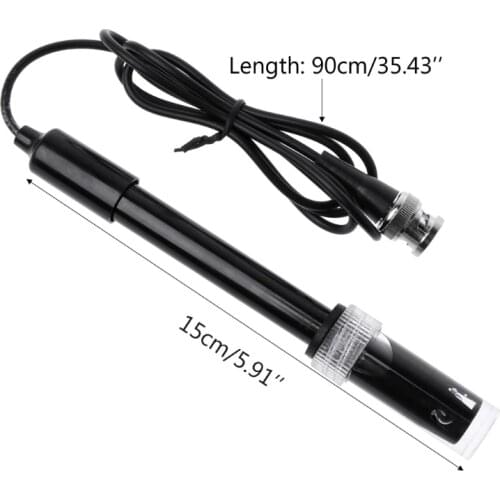 PH Electrode Sensor BNC Connector Probe E-201 pH Composite electrode E-201C X7YF