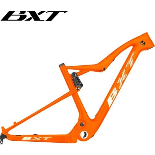 29er carbon fiber mtb frame full suspension Travel 100mm 29inch XC mountian bike carbon frame rear shock 165*22mm BOOST 148mm