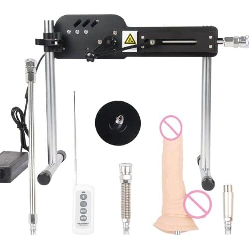 FREDORCH Sex Machine With Vac-u-Lock Turbo Gear Power, Quiet stable, Remote Control Love machine with 4 Attachements F19