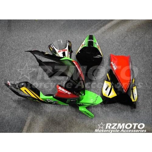 Fiberglass racetrack version For Kawasaki Ninja ZX6R 636 2013 2014 2015 2016 2017 2018 Any color No.2905