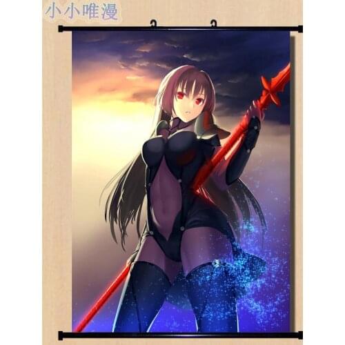 Japanese Anime Fate/Grand Order Scathach & saber lily & Altria Pendragon Home Decor Wall Scroll Poster Decorative Picture