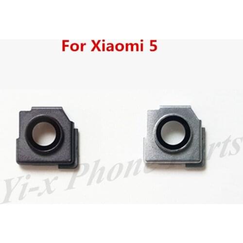 1pcs For lens frame For xiaomi 5 Rear Back Camera Glass Lens with Frame Holder Repair Parts for Xiaomi 5 MI 5 Mi5 M5