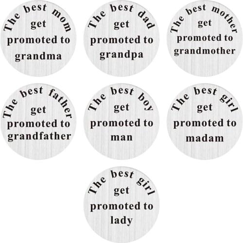 22mm stainless steel the best family member locket backplate floating locket window plate