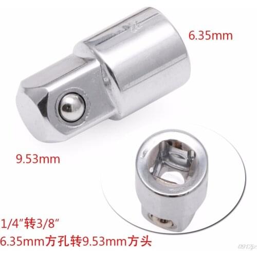 1/4" Convert To 3/8" Ball Lock Ratchet Socket Adapter Reducer Converter Tool