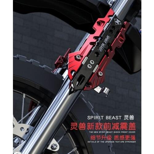 SPIRIT BEAST Motorcycle accessories before the shock proof cover off road vehicles personalized front shock cover