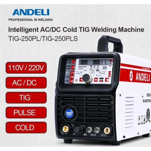 Share 110 220V Ac Dc Tig Lasser TIG-250PLS Tig Lassen Machine Pulse Tig Cold Lassen Aluminium Lassen