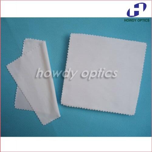 Free shipping white microfiber cleaning cloth,14.5x13.5cm,eyegalsses cloth,lens cleaning cloth