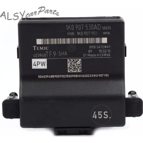 YIMIAOMO OEM 1K0 907 530 AD High Version Gateway Can Bus Gateway Control Unit For VW Golf Jetta MK6 Passat RCD 510 1K0907530AD