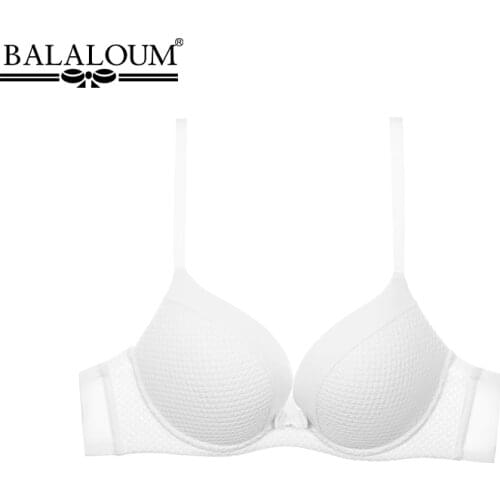 BALALOUM New Arrivals High Quality Women Sexy Push Up Bra Brassiere Female Underwear Lingerie White