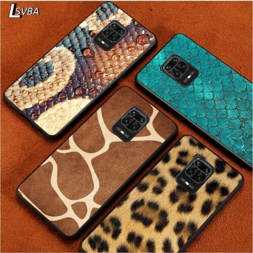 Tiger Snake Leopard for Redmi K30 K30S K30T K20 10X 9i 9 9A 9C GO 8A 8 7 6 6A 5A 4X S2 Pro Plus Ultra Black Phone Case