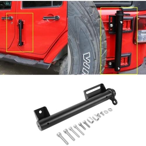 1 PCS Black Flagpole Stand Bracket for Jeep Wrangler BJ40 TJ JK JL Gladiator JT 1997-2018 2019 2020 2021 2022 Car Accessory