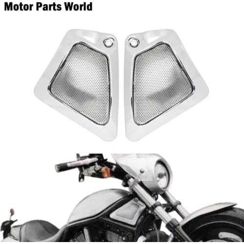 Chrome Front Panel Side Cover Motorcycle Airbox Side Frame Cover Fits For Harley VRSCA VRSCDX VRSCB VRSCD V-Rod V ROD Night Rod