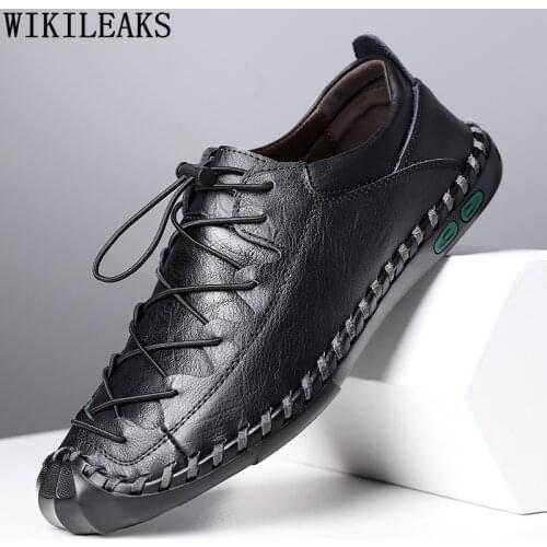 Slip on Shoes Men Designer Leather Casual Shoes Men Fashion Brown Mens Shoes Casual Men Sneakers Chaussure Homme Zapatos Hombre