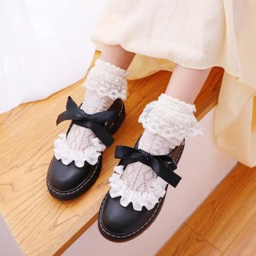 Women japanese sweet red black shoes shoes women lolita sneakers cute shoes lolita shoes