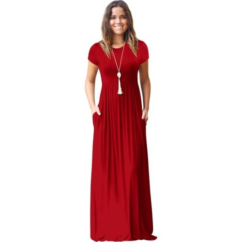 2020 Summer New Fashion Pregnant Womens Nursing Pregnancy Daily Dress Solid Maternity Long Dress Wholesale Free Ship Z4