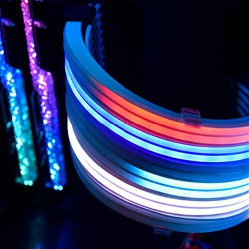 LIAN LI Strimer Plus GPU A-RGB Extension Cable Triple 8PIN Motherboard Extender Wire 24PIN MOBO Lianli Lighting Line PC MOD 5V