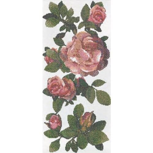 Springrose mosaic mural, mosaic