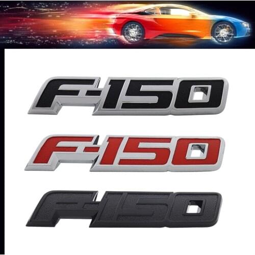 3D Premium for F-150 Letter F150 car trunk Rear Groove Tailgate Nameplate Decal Emblem Badge Sticker