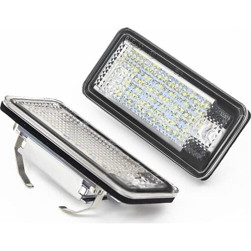 New 18 LED 6000K License Number Plate Light Lamp For Audi A3 S3 A4 S4 B6 B7 A6 S6 A8 Q7 NO Canbus Error