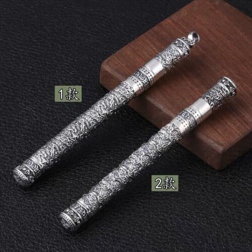 Signature Pen Gift Goods Vintage Engraving S925 Thai Silver Textured Atmospheric Business Gift