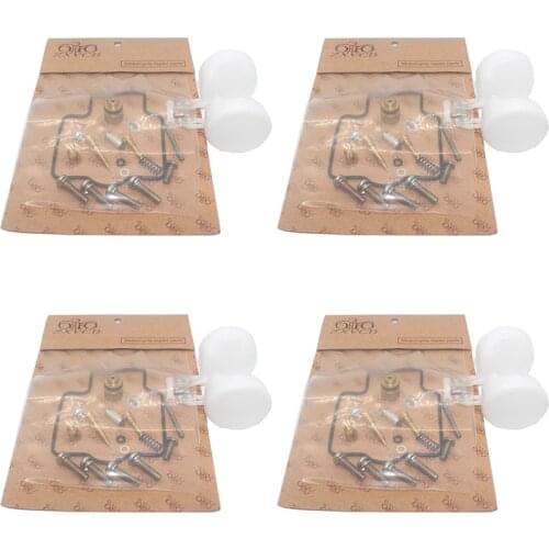 4 set for ZX1100 C1-C4 ZZR1100 D1-D5 1991-1997 ZX 1100 ZZR Motorcycle carburetor repair kit oil cup float