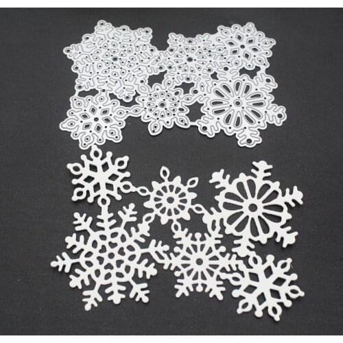 Christmas Snowflake DIY Scrapbooking Photo Album Paper Card Craft Cute Embossing Metal Cutting Dies Stencils Scrapbooking