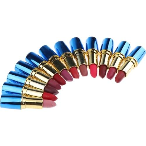 Long-lasting Matte Anti-redness Matte Lip Balm 12 Colors Matte