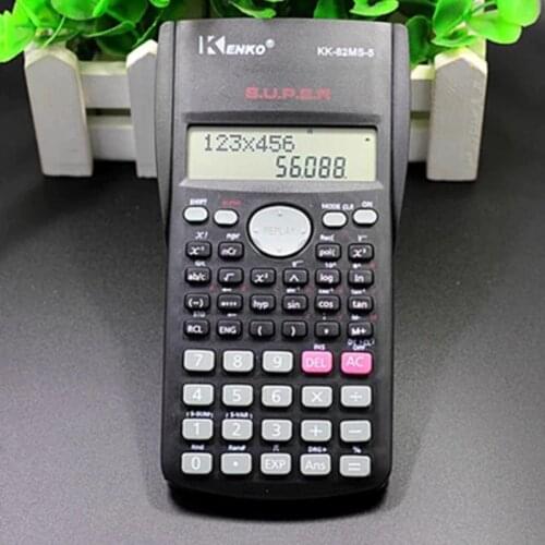 Super Quality School Student Function calculator Scientific calculator KK-82MS-5 multifunctional counter calculating machine