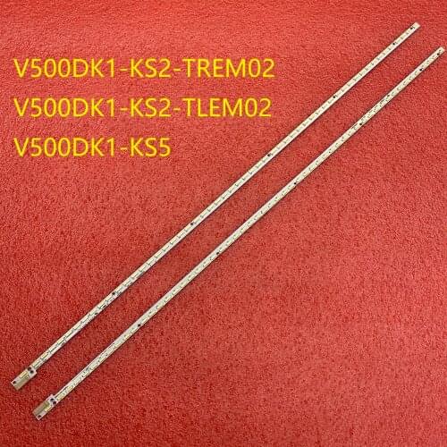 LED backlight strip(2)for LG 50UF8300 PANASONIC TX-50CX680E TX-50CX700B V500DK1-KS2-TREM02 TLEM02 V500DK1-KS5 M0009F1N31A57MA D