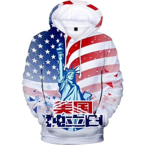 2020 United States July 4th Independence Day July 4th Holiday 3D Hooded Sweatshirt Men Women Hoody Mens Clothes Youth Pullovers