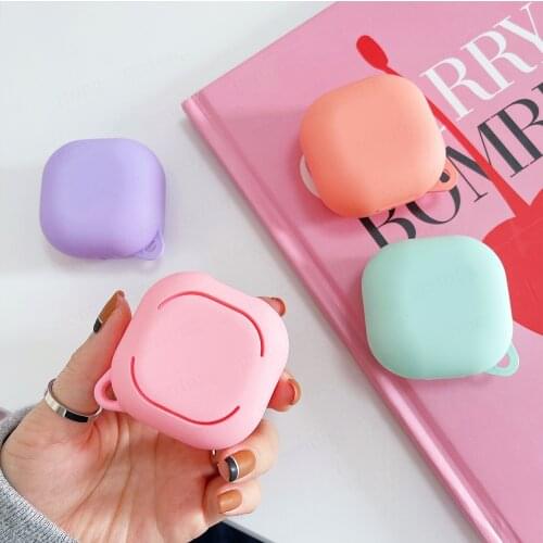 For Samsung Galaxy Buds Live Pro Hard Case Protective Cute Candy Color Earphone Case For Galaxy bud Pro live Headset Accessories