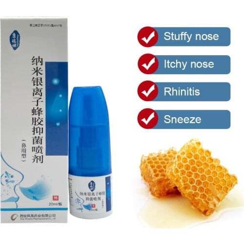 2PCS 20ml Nasal Sprays Bacteriostasis Antipruritic For Sinusitis Relieve Nose Uncomfortable Sneeze Treatment
