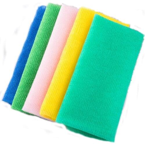 1Pc Beauty Skin Exfoliating Cloth Washcloth Japanese Body Wash Towel Nylon Bath Towel Skin Polishing Towel