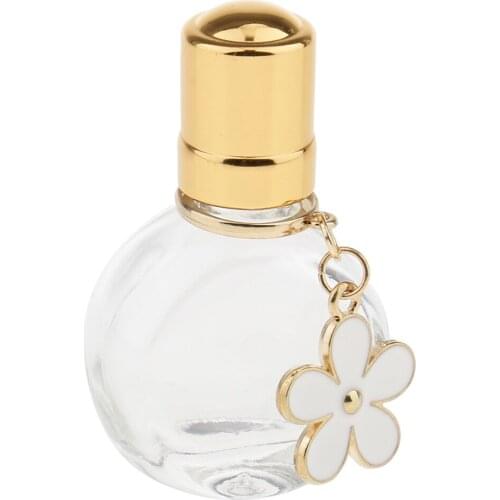 10ml Glass Perfume Essential Oil Roller Bottle Travel Aromatherapy Lip Oil Vials