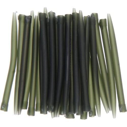 30pcs Terminal Carp Fishing Anti Tangle Sleeves Connect with Fishing Hook 53mm Pesca Carp Tackle Fishing Accessories for Pesca