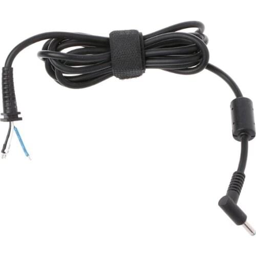 4.5x3.0mm DC Tip Plug Right Angle Round Connector Laptop Power Cable for hp