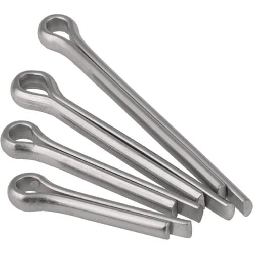 50Pcs M1 M1.5 M2 M2.5 M3 GB91 304 Stainless Steel Cotter Pin