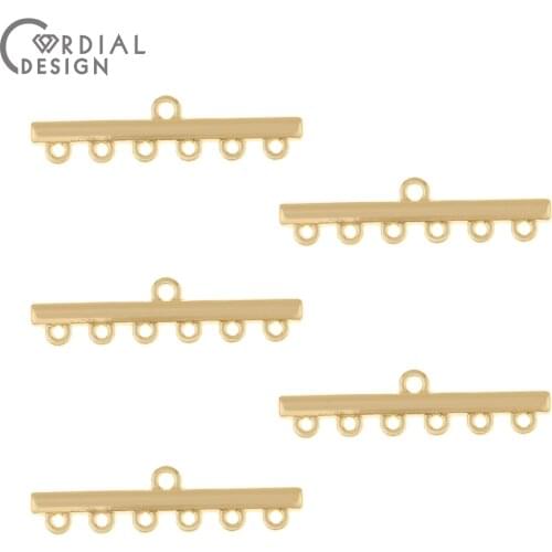 Cordial Design 100Pcs 9*36MM Jewelry Accessories/DIY Making/Stick Shape/Charms/Earrings Connectors/Jewelry Findings & Components