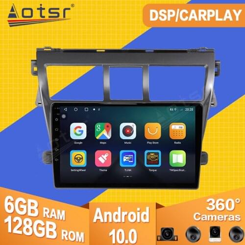 For Toyota VIOS 2008 2009 2010 2011 2012 2013 Android Car Tape Radio Recorder Video Player Carplay Navi GPS Multimedia Head Unit