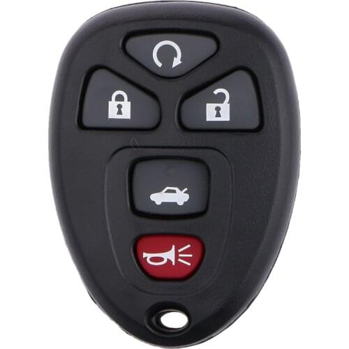 5 Buttons Key Shell Case For Buick Chevrolet Pontiac Saturn Keyless Remote Control Starter Opener Car Accessories