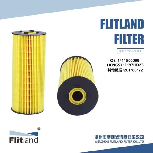 Engine auto parts Oil filter 4411800009 E197HD23 HU947/1Z OX137D1 use for MERCEDES BENZ NG 1973 -1998/SK 1987 -1996 FL-J201