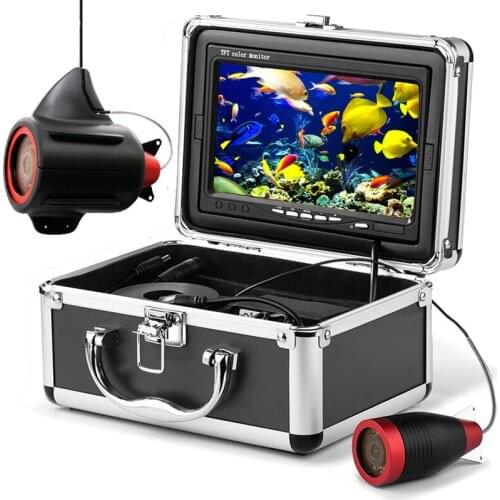 Erchang 1000tvl 15m 12pcs Infrared Lamp+12pcs White Lamp Underwater Fishing Camera Fish Finder