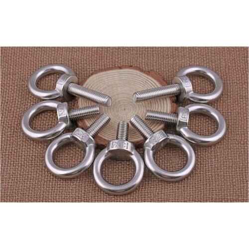 304stainless Steel Ring Screw Lengthening Ring Bolt M3M4M5M6M8M10M12M14M16M18M24 1pcs