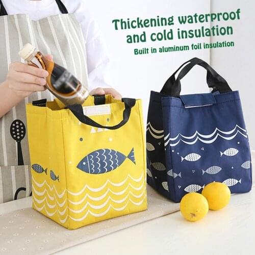 Cooler Lunch Box Portable Insulated Lunch Bag Thermal Food Picnic Lunch Totes For Women Kids travel Waterproof Large Capacity