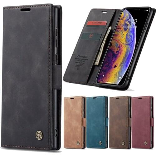 Magnet Phone Case for iphone 11 12 Pro Max Multi Card Flip Leather Case for iphone X XR XS Max SE 2020 5 5S 6 6S 7 8 Plus Cover