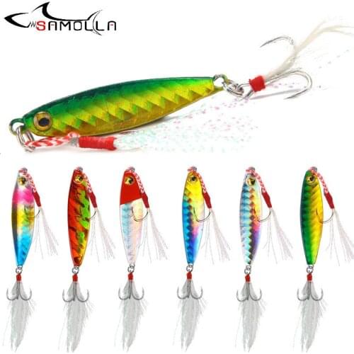 Metal Jig Fishing Lures 2019 Weights 7-20g jigs Articulos De Pesca Fishing Accessorie Sisca Artificial Fish Lure Kit Bass Lure