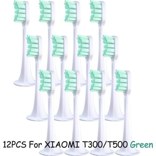 ToothBrush Replacement Heads For Xiaomi T300/T500 MIJIA Green Blue Pink Electric Toothbrush Heads Action Clean Sonicare Flexcare